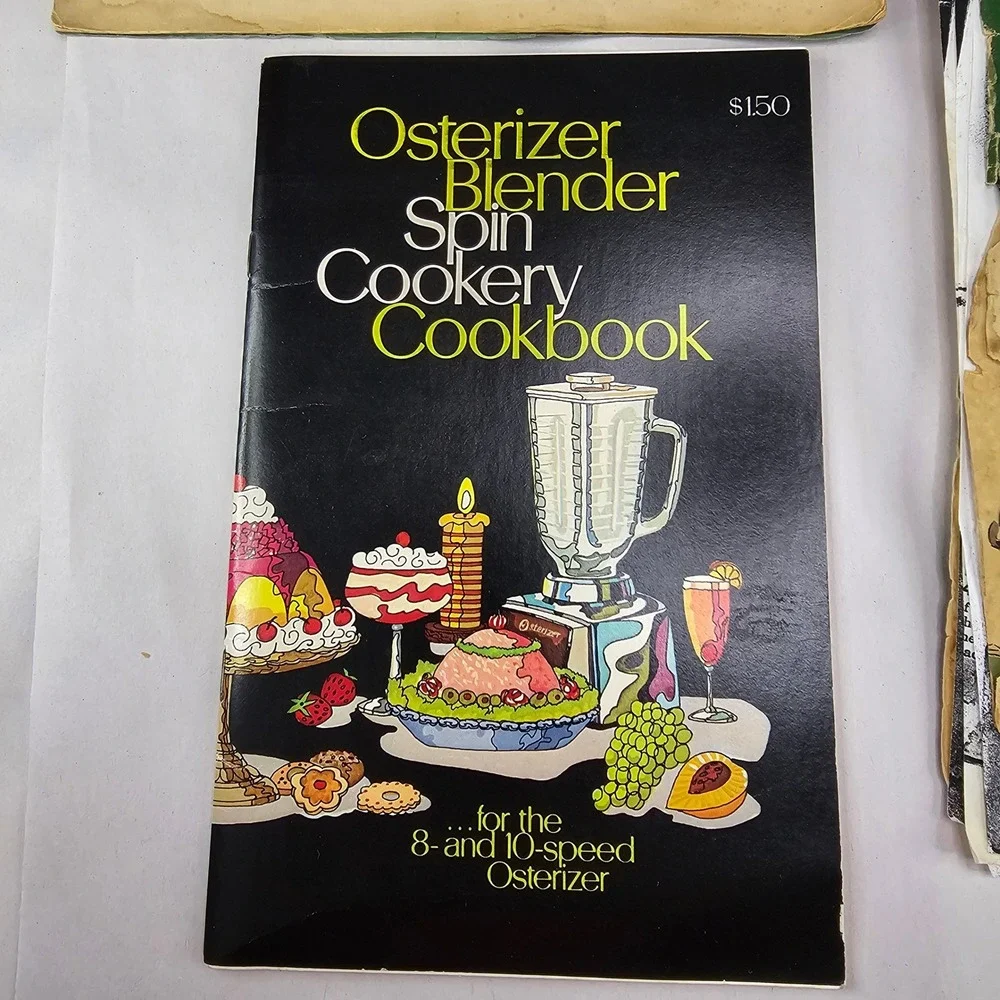 VTG. Cookbooks Recipe Booklets Lot of 4 Osterizer Blender,‎ Beef Budget, Baking
